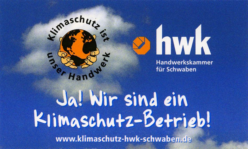 HWK Sticker Klimaschutz